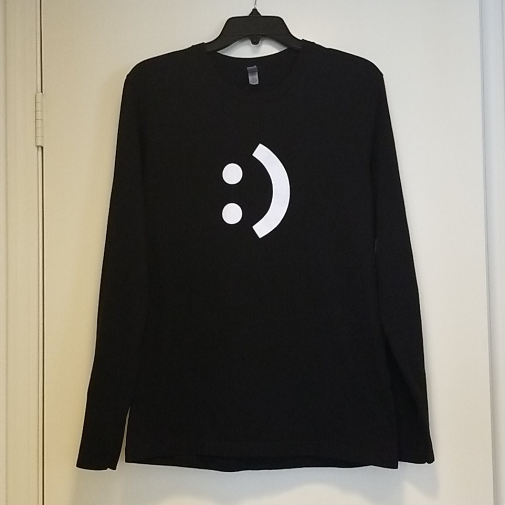 Ester C Men's Long Sleeved Tee Black Size Medium
